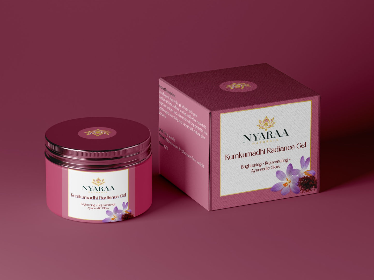 Kumkumadhi Radiance Gel (Saffron Gel)