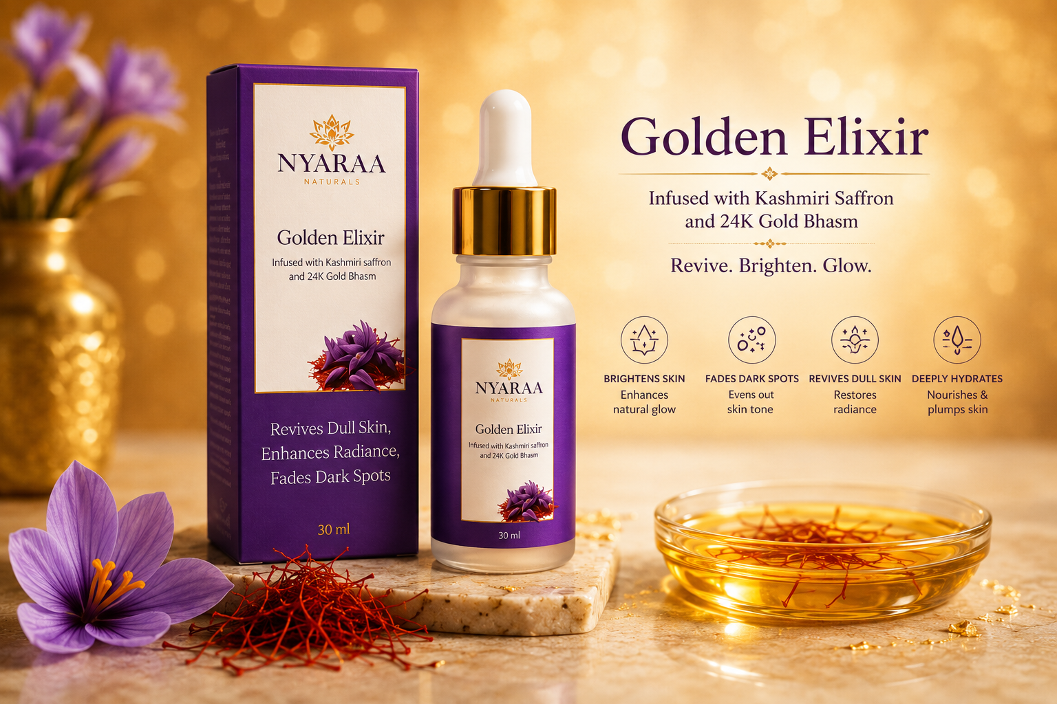 Golden Elixir (Saffron Glow Serum)
