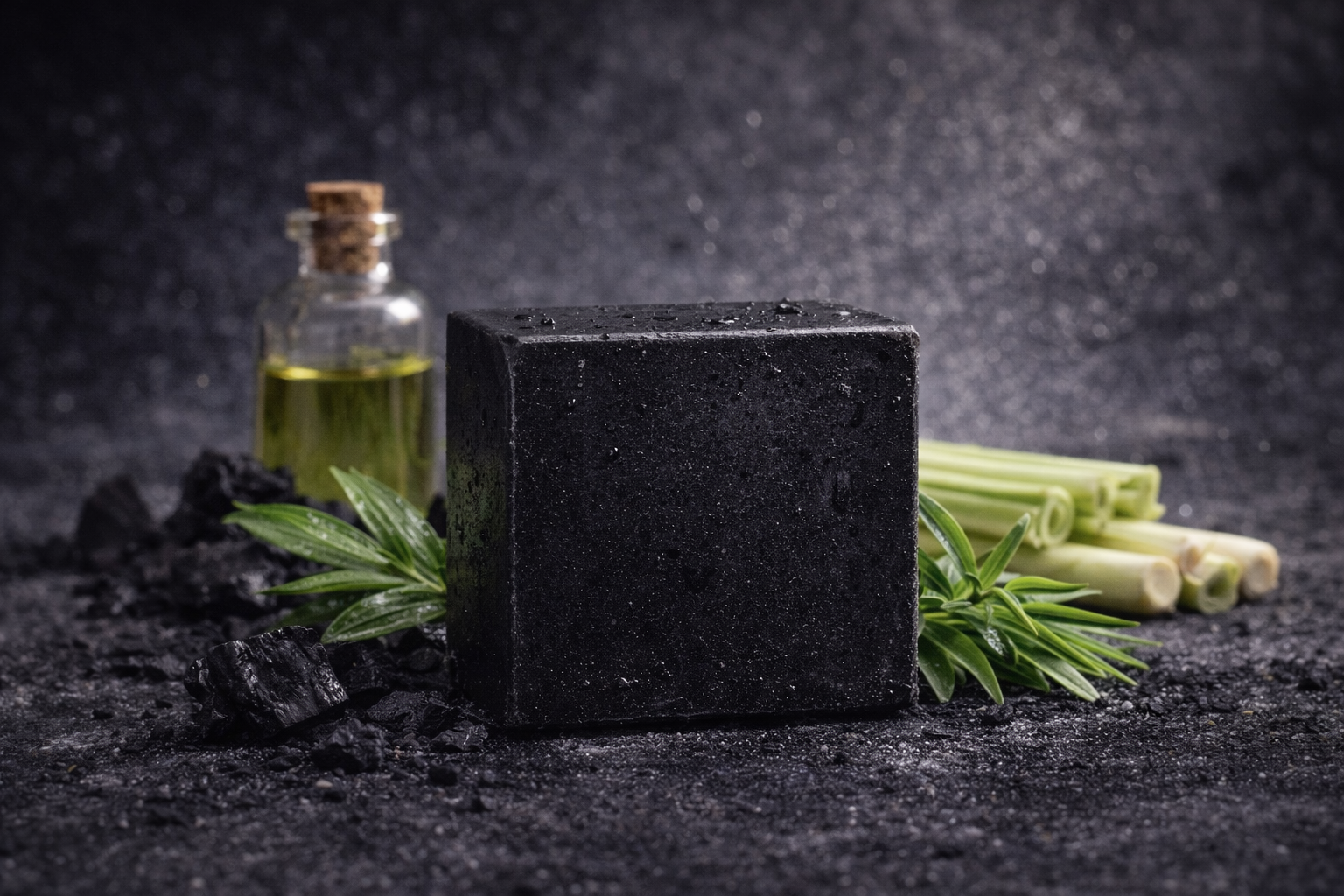 Charcoal Detox Soap with Tea Tree & Lemongrass