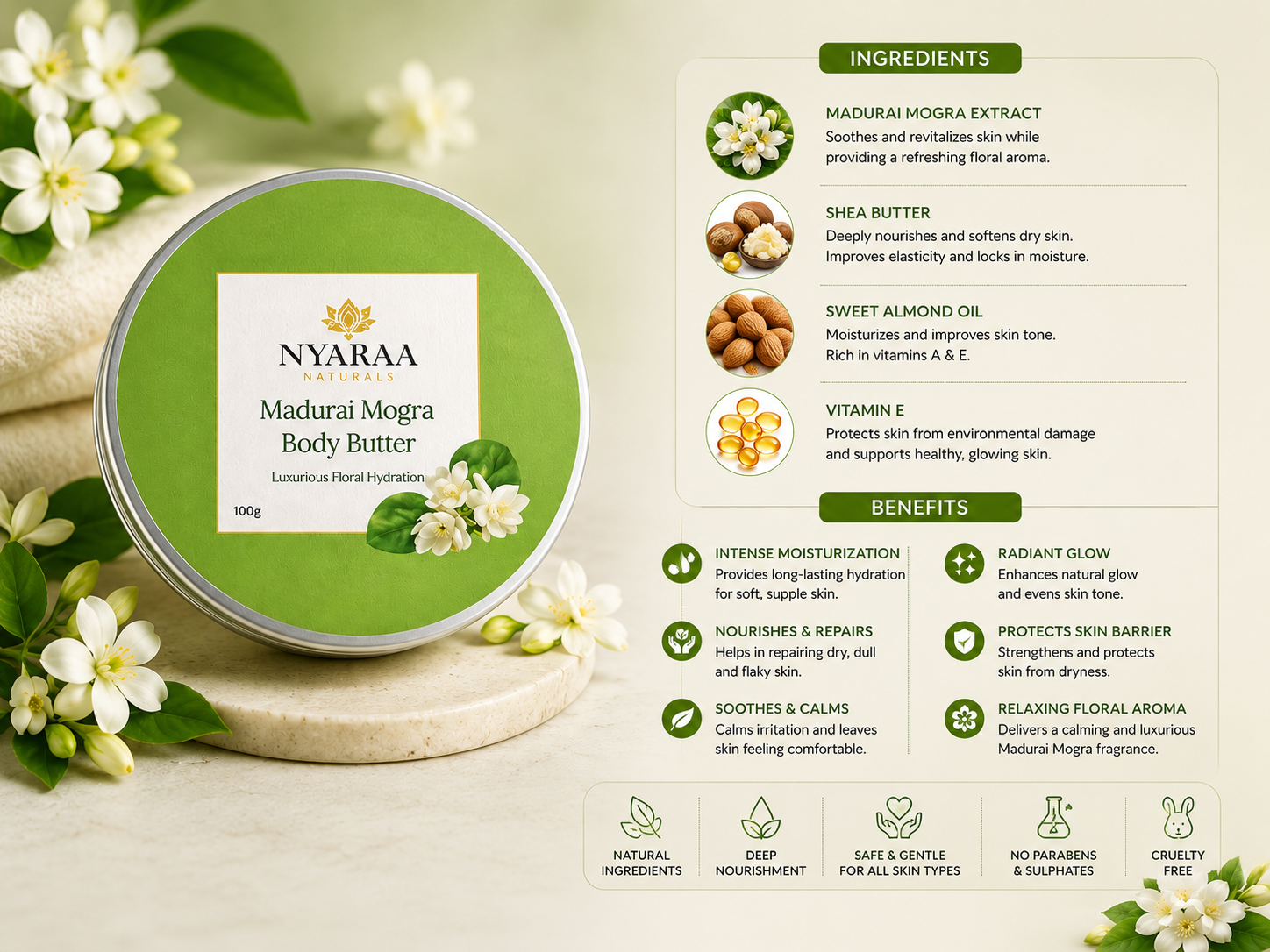 Madurai Mogra Body Butter