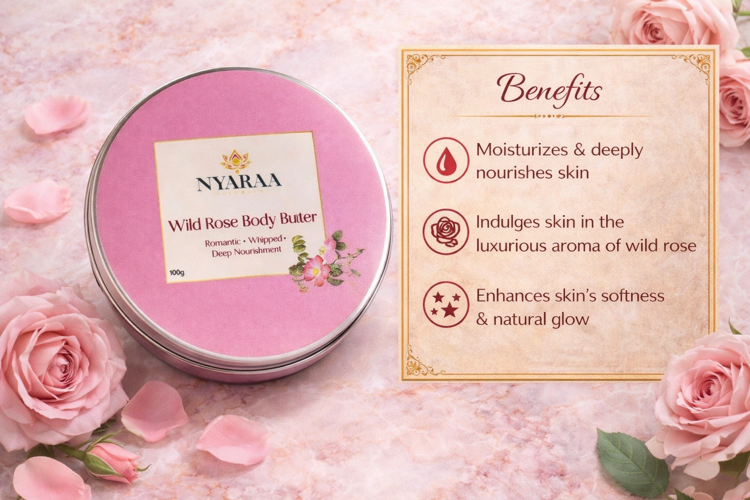 Nyaraa Wild Rose Radiance Duo