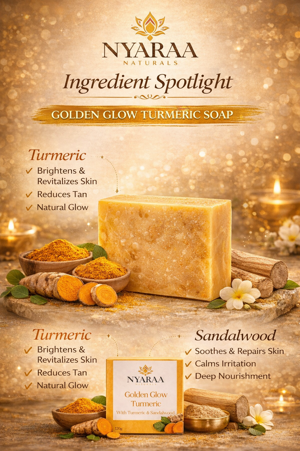 Golden Glow Turmeric Soap