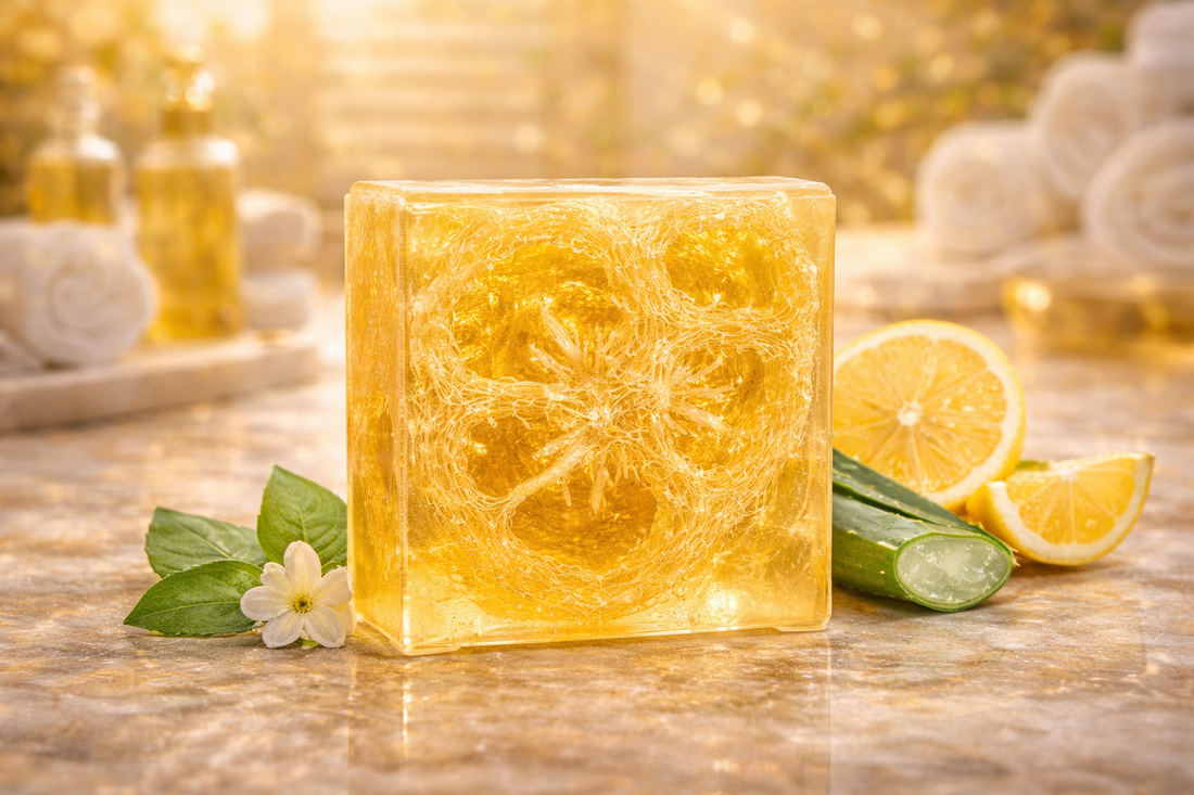 Natural Loofah in Potato Soap